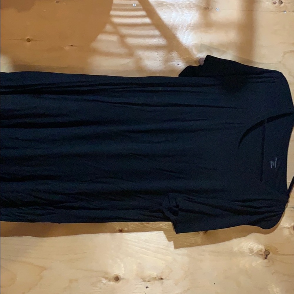 Black T-shirt dress